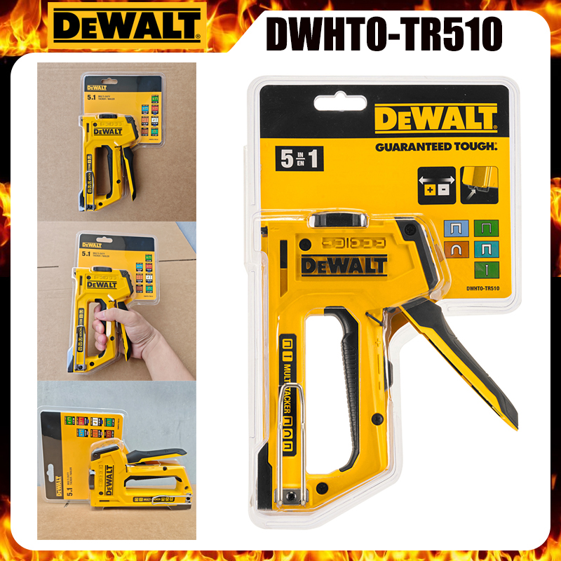 Stapler Heavy Duty - DeWALT DWHT0-TR510 Graffatrice e Chiodatrice 5-in-1